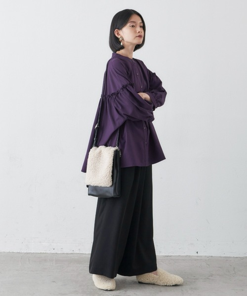 manana suerte（マニャーナスエルテ）の「ボア2wayショルダーバッグ（ショルダーバッグ・レディース・ブラック/ナチュラル・FREE）」の19枚目の写真