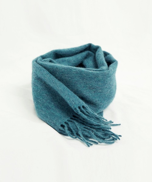 SAISON DE PAPILLON（セゾンドパピヨン）の「ウール100％マフラー（マフラー・レディース・ネイビー/ベビーピンク/ブラック/マスタード/グリーン/コーラル/パープル/キャメル/アイボリー/テラコッタ/ピンク/チャコール/ベージュ/モカ/カーキ/ブルーグリーン・フリー）」の11枚目の写真