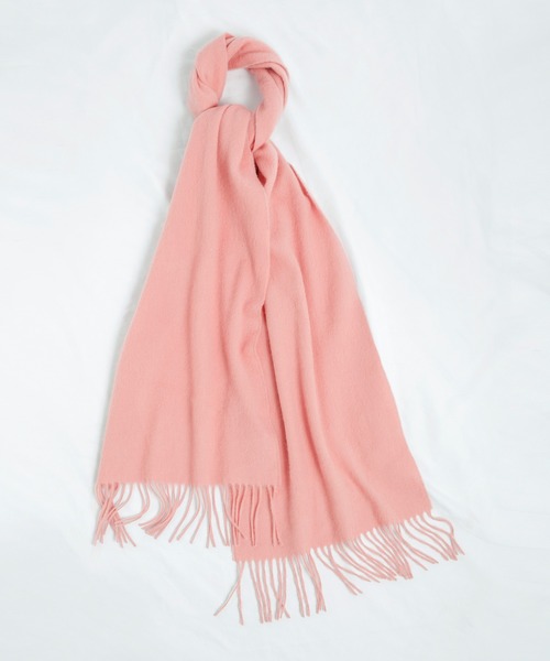 SAISON DE PAPILLON（セゾンドパピヨン）の「ウール100％マフラー（マフラー・レディース・ネイビー/ベビーピンク/ブラック/マスタード/グリーン/コーラル/パープル/キャメル/アイボリー/テラコッタ/ピンク/チャコール/ベージュ/モカ/カーキ/ブルーグリーン・フリー）」の19枚目の写真