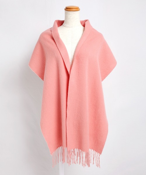 SAISON DE PAPILLON（セゾンドパピヨン）の「ウール100％マフラー（マフラー・レディース・ネイビー/ベビーピンク/ブラック/マスタード/グリーン/コーラル/パープル/キャメル/アイボリー/テラコッタ/ピンク/チャコール/ベージュ/モカ/カーキ/ブルーグリーン・フリー）」の20枚目の写真