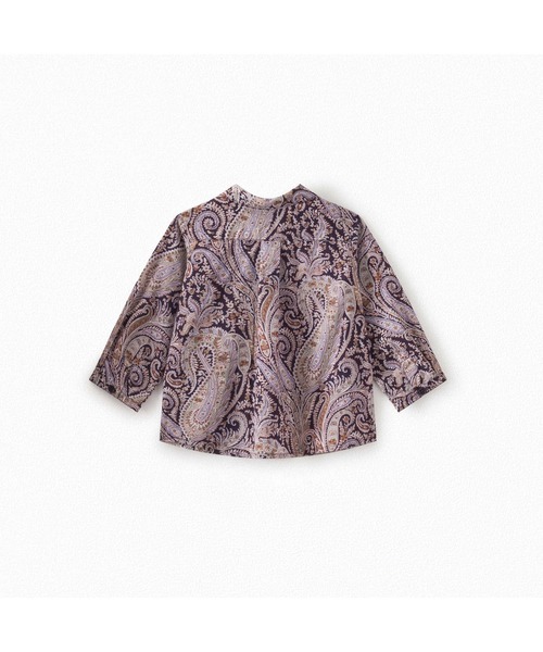 Bonpoint（ボンポワン）の「リバティシャツ（シャツ/ブラウス・キッズ・バイオレット・90/80）」の2枚目の写真