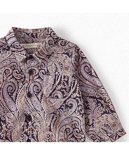 Bonpoint（ボンポワン）の「リバティシャツ（シャツ/ブラウス・キッズ・バイオレット・90/80）」の3枚目の写真