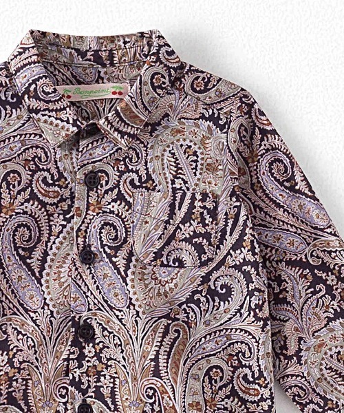 Bonpoint（ボンポワン）の「リバティシャツ（シャツ/ブラウス・キッズ・バイオレット・90/80）」の5枚目の写真