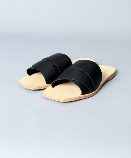 SOL SANA(ソルサナ)の「【 SOLSANA / ソルサナ 】 Penny Slide Flat Sandals / ペニー スライド フラット サンダル(サンダル・レディース・ブラック/ベージュ・38/36/37)」の18枚目の写真