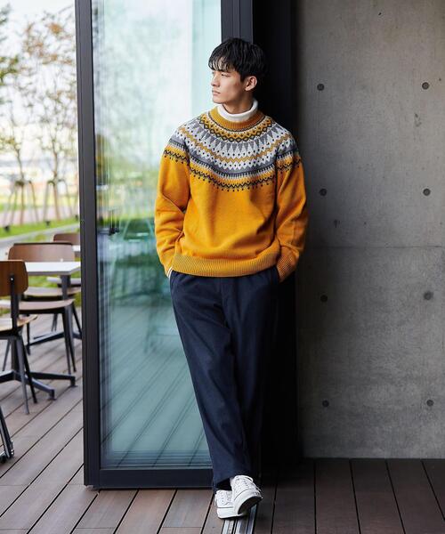 green label relaxing（グリーンレーベルリラクシング）の「T/C フラノ PLAY-PT パンツ -ウォッシャブル・防シワ・ストレッチ-（その他パンツ・メンズ・ブラック/ダークグレー/その他2・S/M/L/XL）」の9枚目の写真