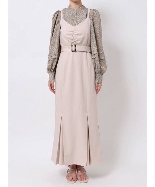 dazzlin（ダズリン）の「キャミマーメイドジャンスカ（ワンピース・レディース・ベージュ/ブルー/アイボリー・FREE）」の8枚目の写真