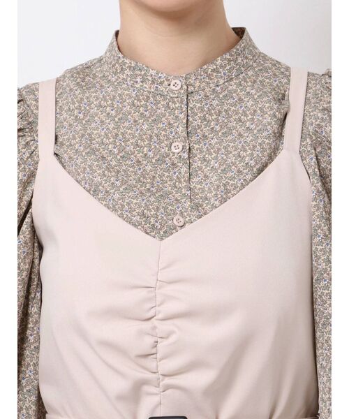 dazzlin（ダズリン）の「キャミマーメイドジャンスカ（ワンピース・レディース・ベージュ/ブルー/アイボリー・FREE）」の17枚目の写真