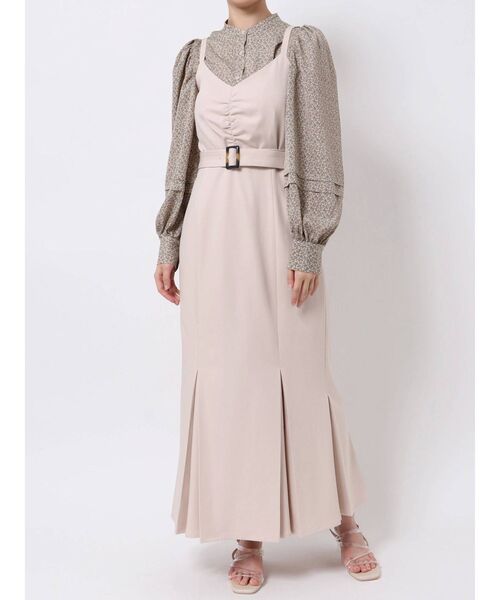 dazzlin（ダズリン）の「キャミマーメイドジャンスカ（ワンピース・レディース・ベージュ/ブルー/アイボリー・FREE）」の20枚目の写真