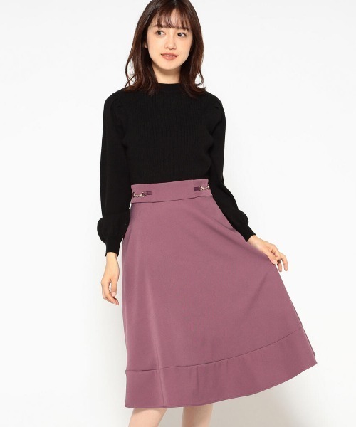 着後レビューで送料無料 セール ハイウェストドッキングワンピース ワンピース Misch Masch ミッシュマッシュ のファッション オンラインストアで販売 Arenatheatre Net