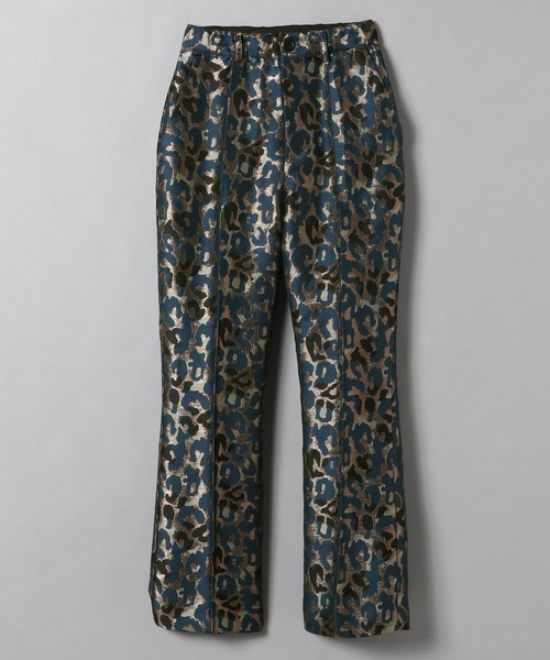 JEANASIS（ジーナシス）の「アソートガラジャガードフレアトラウザー/263197（その他パンツ・レディース・ブラウン系その他/ブルー系その他/ピンク系その他/ブラック系その他/ブラック系その他2/グリーン系その他/ホワイト系その他/パープル系その他・SMALL/MEDIUM/LARGE）」の5枚目の写真