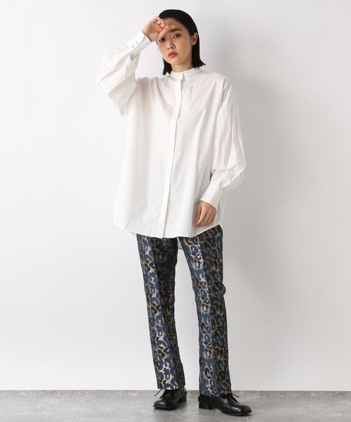 JEANASIS（ジーナシス）の「アソートガラジャガードフレアトラウザー/263197（その他パンツ・レディース・ブラウン系その他/ブルー系その他/ピンク系その他/ブラック系その他/ブラック系その他2/グリーン系その他/ホワイト系その他/パープル系その他・SMALL/MEDIUM/LARGE）」の19枚目の写真