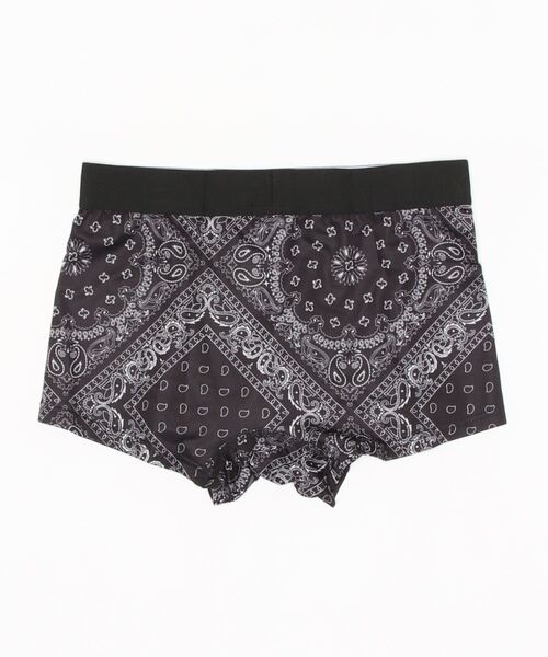 AZUL by moussy(アズールバイマウジー)の「BANDANA PATTERN BOXER SHORTS/バンダナパターンボクサーショーツ(バンダナ/スカーフ・メンズ・ブルー系その他3/ブラック系その他・MEDIUM/SMALL/LARGE/X-LARGE)」の3枚目の写真