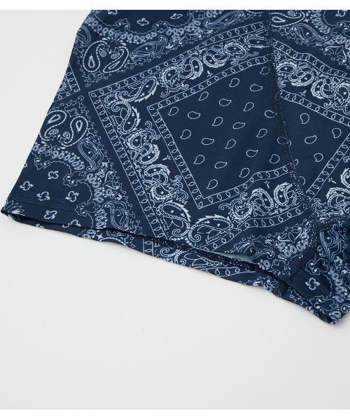 AZUL by moussy(アズールバイマウジー)の「BANDANA PATTERN BOXER SHORTS/バンダナパターンボクサーショーツ(バンダナ/スカーフ・メンズ・ブルー系その他3/ブラック系その他・MEDIUM/SMALL/LARGE/X-LARGE)」の11枚目の写真