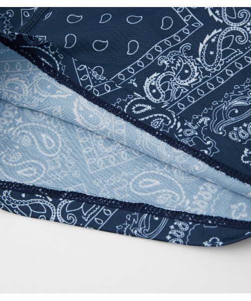AZUL by moussy(アズールバイマウジー)の「BANDANA PATTERN BOXER SHORTS/バンダナパターンボクサーショーツ(バンダナ/スカーフ・メンズ・ブルー系その他3/ブラック系その他・MEDIUM/SMALL/LARGE/X-LARGE)」の12枚目の写真