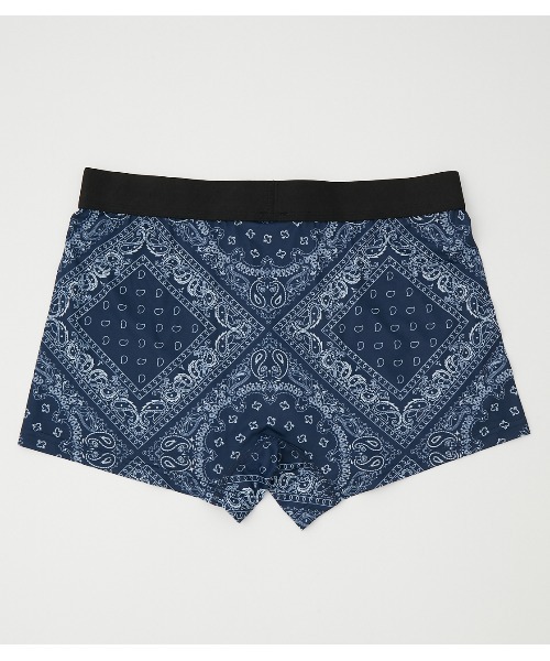 AZUL by moussy(アズールバイマウジー)の「BANDANA PATTERN BOXER SHORTS/バンダナパターンボクサーショーツ(バンダナ/スカーフ・メンズ・ブルー系その他3/ブラック系その他・MEDIUM/SMALL/LARGE/X-LARGE)」の9枚目の写真