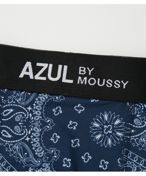 AZUL by moussy(アズールバイマウジー)の「BANDANA PATTERN BOXER SHORTS/バンダナパターンボクサーショーツ(バンダナ/スカーフ・メンズ・ブルー系その他3/ブラック系その他・MEDIUM/SMALL/LARGE/X-LARGE)」の10枚目の写真