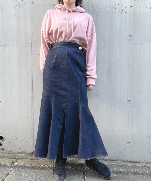 lilLilly(リルリリー)の「エンブロイダリーパーカー(パーカー・レディース・ホワイト/ブラック/ピンク/ミント・FREE)」の9枚目の写真