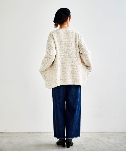 le.coeur blanc（ルクールブラン）の「ミックスヤーンツイード