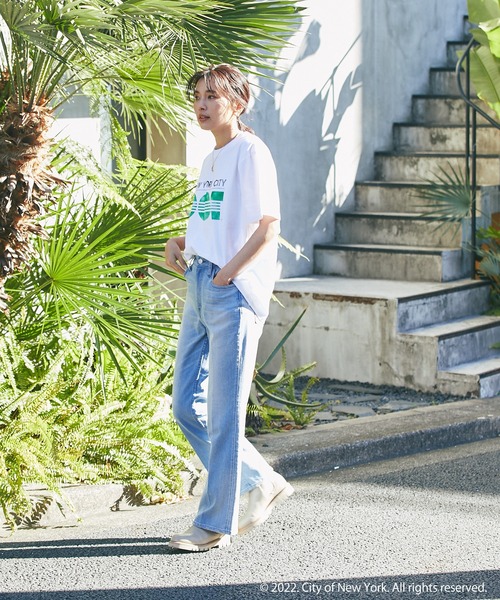 GOOD ROCK SPEED（グッドロックスピード）の「GOOD ROCK SPEED/　NYC DOT Tシャツ（Tシャツ/カットソー・レディース・オフホワイト・FREE）」の14枚目の写真