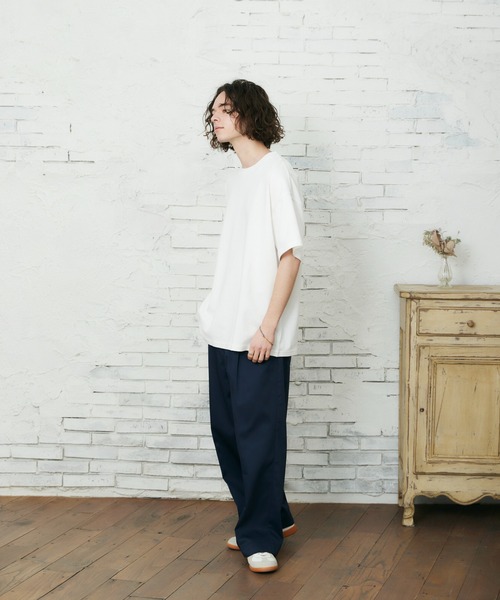 CASPER JOHN(キャスパージョン)の「ビッグシルエットショートスリーブTシャツ(Tシャツ/カットソー・メンズ・ブラック/ホワイト・マルチサイズ)」の7枚目の写真