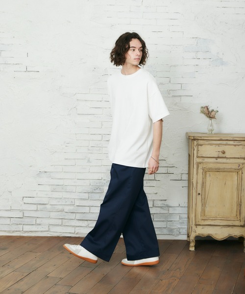 CASPER JOHN(キャスパージョン)の「ビッグシルエットショートスリーブTシャツ(Tシャツ/カットソー・メンズ・ブラック/ホワイト・マルチサイズ)」の8枚目の写真