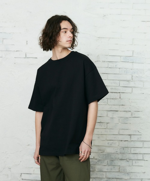 CASPER JOHN(キャスパージョン)の「ビッグシルエットショートスリーブTシャツ(Tシャツ/カットソー・メンズ・ブラック/ホワイト・マルチサイズ)」の6枚目の写真