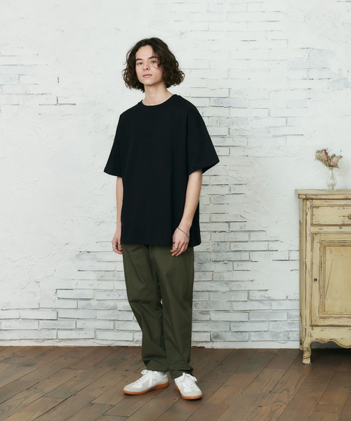CASPER JOHN(キャスパージョン)の「ビッグシルエットショートスリーブTシャツ(Tシャツ/カットソー・メンズ・ブラック/ホワイト・マルチサイズ)」の13枚目の写真