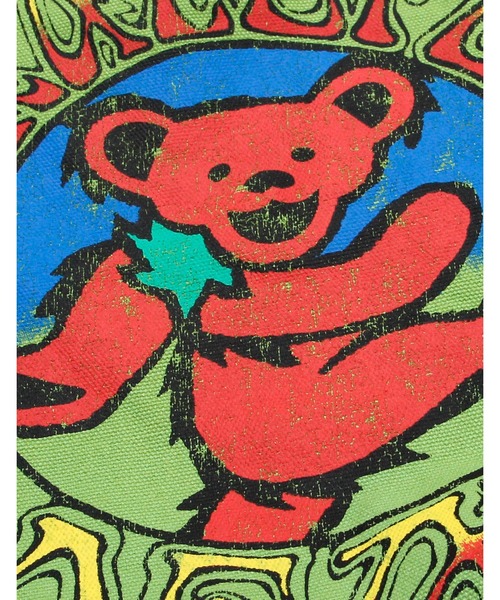 Little sunny bite（リトルサニーバイト）の「Grateful dead x little sunny bite tote bag（ショルダーバッグ・レディース・ホワイト/ブラック/グリーン・FREE）」の6枚目の写真