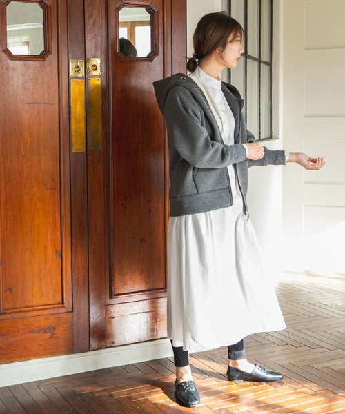 rectangle(レクタングル)の「レースアップバブーシュパンプス(パンプス・レディース・ブラック/アイボリー・23.5cm/24.5cm/23.0cm/24.0cm)」の11枚目の写真
