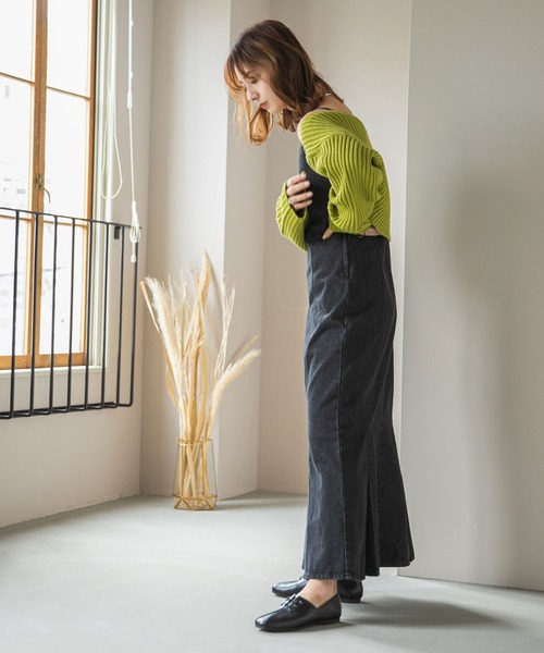 rectangle(レクタングル)の「レースアップバブーシュパンプス(パンプス・レディース・ブラック/アイボリー・23.5cm/24.5cm/23.0cm/24.0cm)」の16枚目の写真