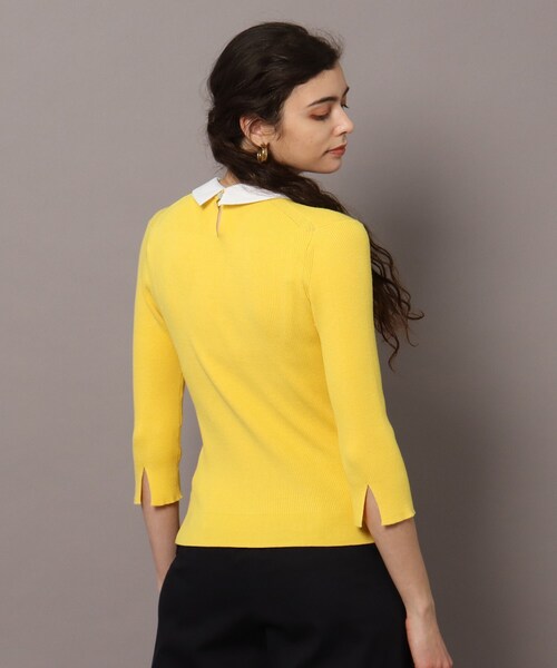 DRESSTERIOR(ドレステリア)の「◆【2WAY】ホワイトカラーリブニット(ニット/セーター・レディース・ブラック/イエロー/ベージュ・36/38)」の21枚目の写真