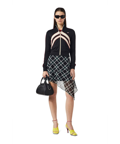 DIESEL（ディーゼル）の「レディース スウェット ジャケット トップス フロントジップ（スウェット・レディース・ブラック/ブルー・MEDIUM/X-LARGE/LARGE/SMALL）」の11枚目の写真