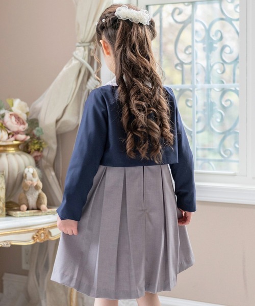 Catherine Cottage（キャサリンコテージ）の「刺繍ボレロ＆プリーツジャンスカ（スーツセット・キッズ・ブラック/ネイビー・110/120/130）」の14枚目の写真