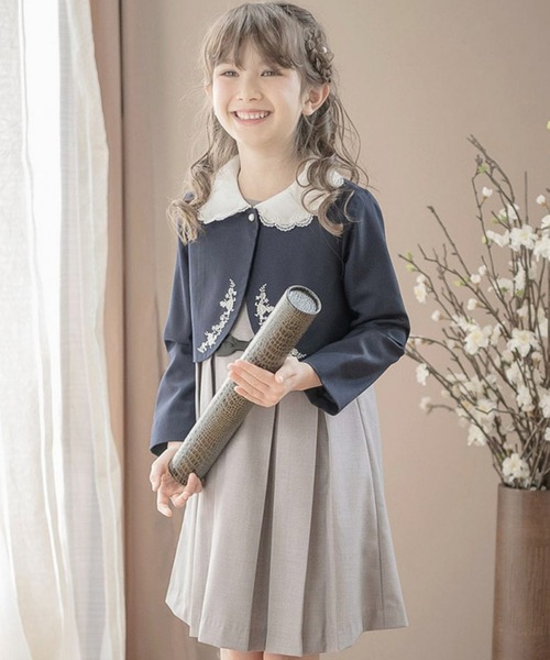 Catherine Cottage（キャサリンコテージ）の「刺繍ボレロ＆プリーツジャンスカ（スーツセット・キッズ・ブラック/ネイビー・110/120/130）」の19枚目の写真