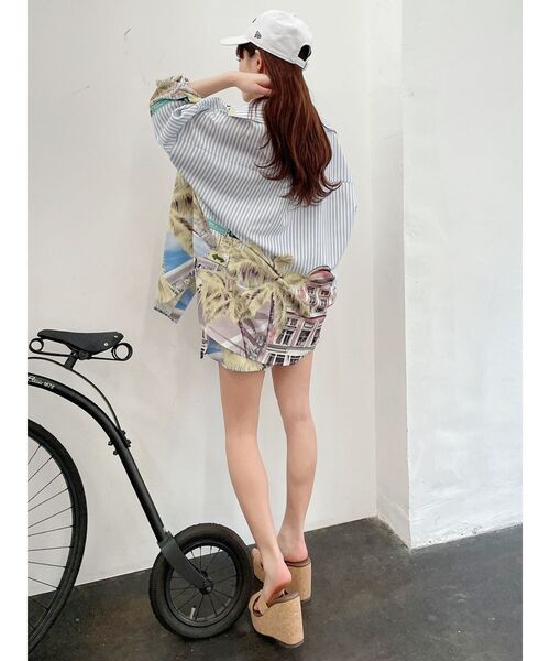 GYDA(ジェイダ)の「【セットアップ着用可】COAST PATTERNショートパンツ(その他パンツ・レディース・アイボリー/その他1・FREE)」の10枚目の写真