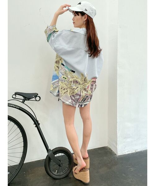 GYDA(ジェイダ)の「【セットアップ着用可】COAST PATTERNショートパンツ(その他パンツ・レディース・アイボリー/その他1・FREE)」の11枚目の写真