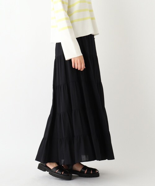 グレインコットンティアードスカート