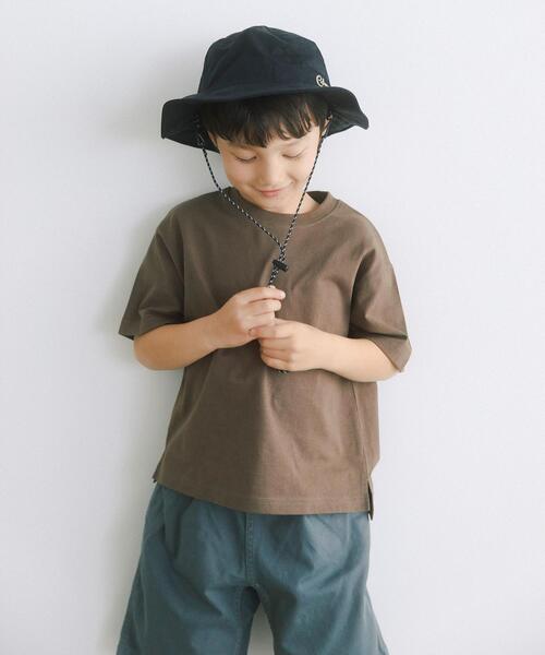 green label relaxing(グリーンレーベルリラクシング)の「【WEB限定】TJ 無地 ビッグTシャツ 100cm-160cm★★(Tシャツ/カットソー・キッズ・オフホワイト/ライム/オレンジ/ダークグレー/モカ/コバルトブルー・110cm/100cm/120cm/130cm/140cm/150cm/160cm)」の3枚目の写真