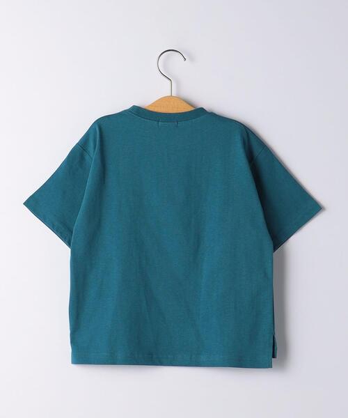 green label relaxing(グリーンレーベルリラクシング)の「【WEB限定】TJ 無地 ビッグTシャツ 100cm-160cm★★(Tシャツ/カットソー・キッズ・オフホワイト/ライム/オレンジ/ダークグレー/モカ/コバルトブルー・110cm/100cm/120cm/130cm/140cm/150cm/160cm)」の16枚目の写真