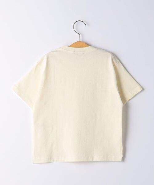 green label relaxing(グリーンレーベルリラクシング)の「【WEB限定】TJ 無地 ビッグTシャツ 100cm-160cm★★(Tシャツ/カットソー・キッズ・オフホワイト/ライム/オレンジ/ダークグレー/モカ/コバルトブルー・110cm/100cm/120cm/130cm/140cm/150cm/160cm)」の21枚目の写真