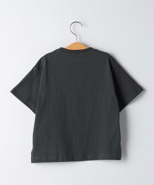 green label relaxing(グリーンレーベルリラクシング)の「【WEB限定】TJ 無地 ビッグTシャツ 100cm-160cm★★(Tシャツ/カットソー・キッズ・オフホワイト/ライム/オレンジ/ダークグレー/モカ/コバルトブルー・110cm/100cm/120cm/130cm/140cm/150cm/160cm)」の7枚目の写真