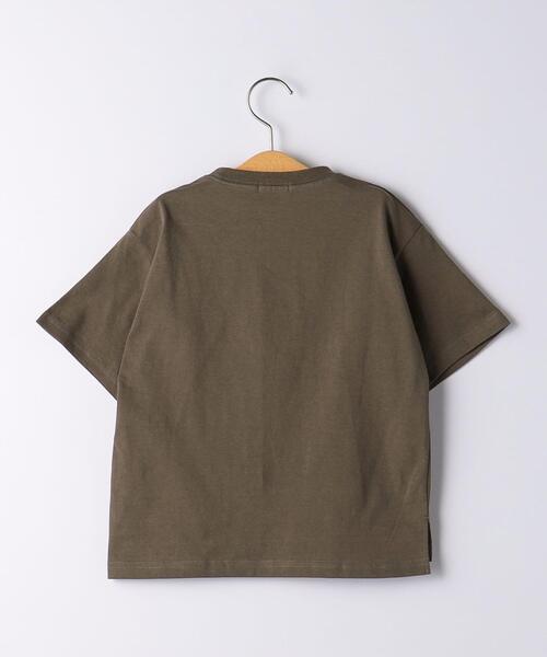 green label relaxing(グリーンレーベルリラクシング)の「【WEB限定】TJ 無地 ビッグTシャツ 100cm-160cm★★(Tシャツ/カットソー・キッズ・オフホワイト/ライム/オレンジ/ダークグレー/モカ/コバルトブルー・110cm/100cm/120cm/130cm/140cm/150cm/160cm)」の9枚目の写真
