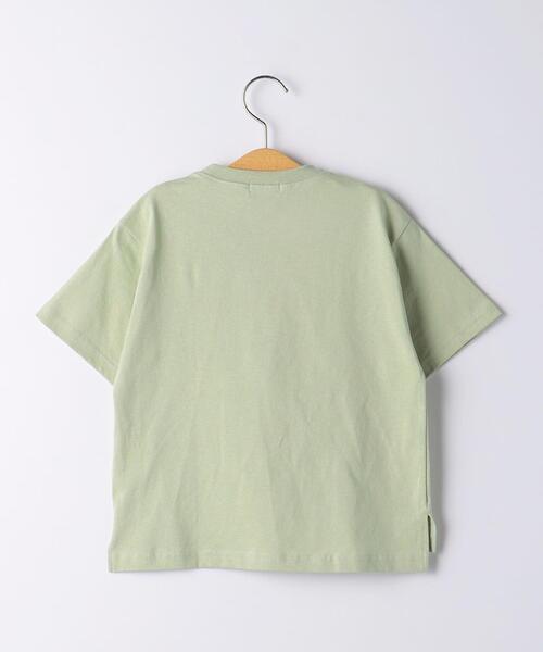 green label relaxing(グリーンレーベルリラクシング)の「【WEB限定】TJ 無地 ビッグTシャツ 100cm-160cm★★(Tシャツ/カットソー・キッズ・オフホワイト/ライム/オレンジ/ダークグレー/モカ/コバルトブルー・110cm/100cm/120cm/130cm/140cm/150cm/160cm)」の13枚目の写真