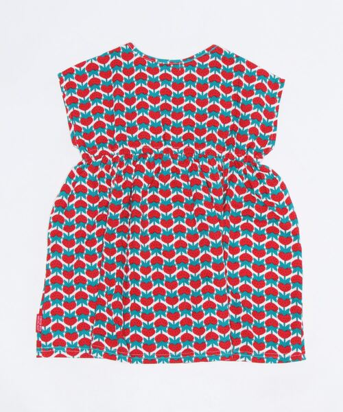 RAGMART(ラグマート)の「アートプリントワンピース(ワンピース・キッズ・レッド/ピンク・110cm/100cm/120cm/130cm)」の3枚目の写真