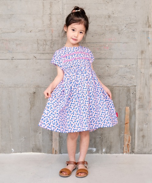 RAGMART(ラグマート)の「アートプリントワンピース(ワンピース・キッズ・レッド/ピンク・110cm/100cm/120cm/130cm)」の5枚目の写真