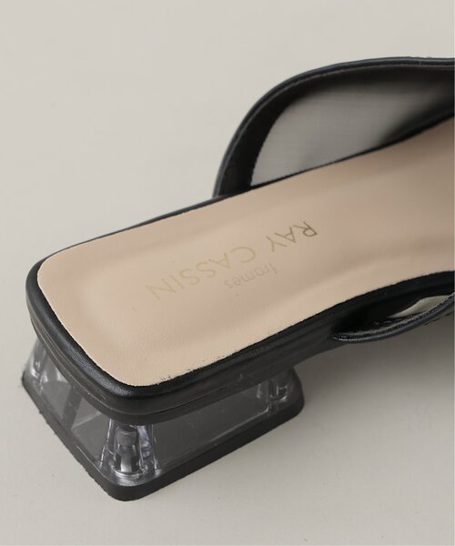 frames RAY CASSIN(フレームスレイカズン)の「S-LL展開 クリアヒールサンダル(サンダル・レディース・キナリ/ベージュ/ブラック・LARGE/MEDIUM/X-LARGE/SMALL)」の9枚目の写真