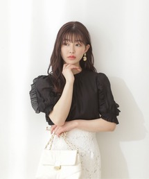 PROPORTION BODY DRESSING | 【美人百花5月号掲載 宇垣美里さん着用商品】フリルスリーブブラウス / 1212110409(シャツ/ブラウス)