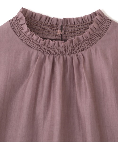 PROPORTION BODY DRESSING(プロポーションボディドレッシング)の「【美人百花5月号掲載 宇垣美里さん着用商品】フリルスリーブブラウス / 1212110409(シャツ/ブラウス・レディース・ブラック/パープル/ホワイト系その他・SMALL/MEDIUM)」の10枚目の写真