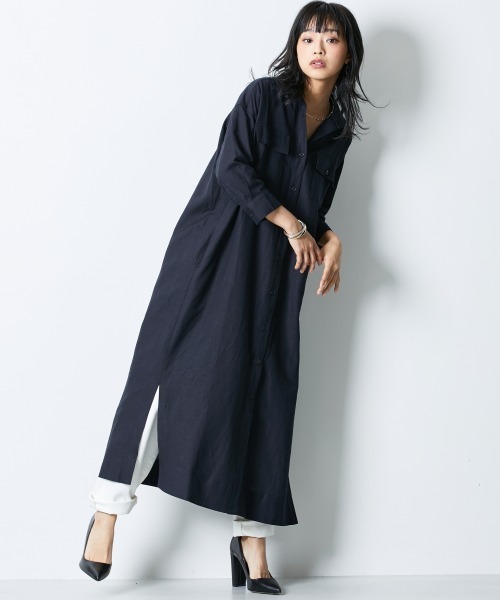 大きいサイズ 7分袖サイドスリットシャツワンピース シックスタイル ワンピース Chic Style シックスタイル のファッション通販 Zozotown 大きいサイズ 7分袖サイドスリットシャツワンピース シックスタイル ワンピース Chic Style シックスタイル のファッション通販 Zozotown