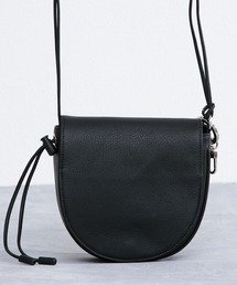 waku | waku ワク / フラップラウンドポーチ（キーリング付き） レザーショルダーバッグ ミニバッグ  / WK-0016(ショルダーバッグ)